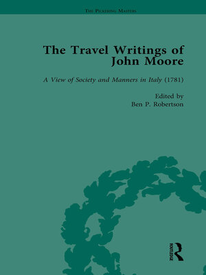 cover image of The Travel Writings of John Moore Vol 2